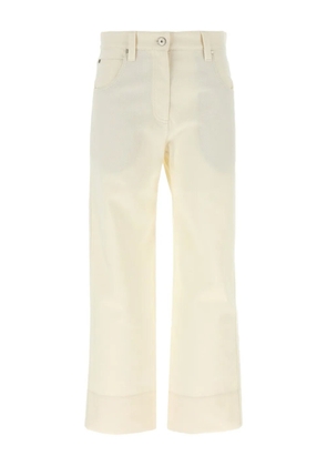Brunello Cucinelli Monile cropped jeans - Neutrals