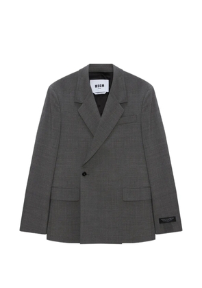 MSGM double-breasted blazer - Grey