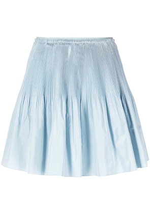 RED Valentino pleated taffeta skirt - Blue