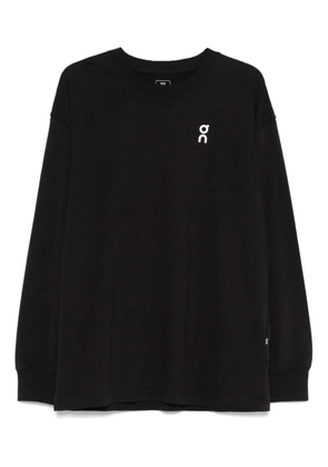 On long sleeve t-shirt - Black