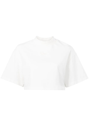 Reebok LTD Vector cropped cotton T-shirt - White