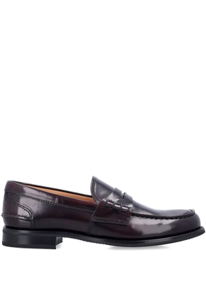 Church's Pembrey leather loafers - Red