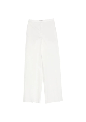 Agnona concealed-fastening trousers - White