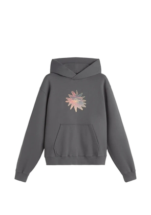 LES HÉRITIERS x Mas Sorrer Sunset floral hoodie - Grey