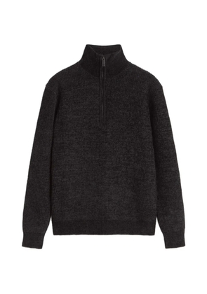 LES HÉRITIERS Daró half-zip sweater - Black