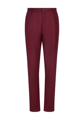 ETRO button pleated trousers - Red