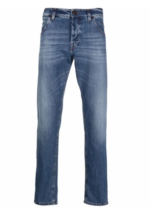PT Torino fadded-effect straight-leg jeans - Blue