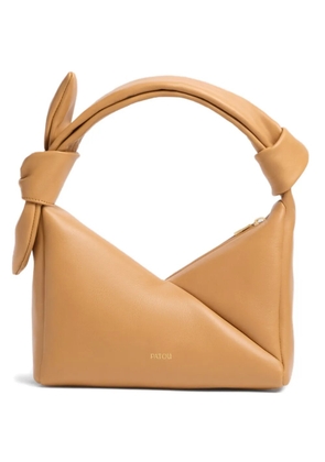 Patou Bonbonnette knot-detail shoulder bag - Brown