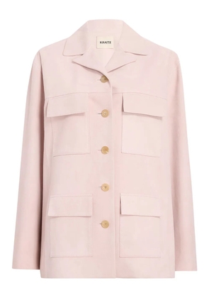 KHAITE Morsson button-up jacket - Pink