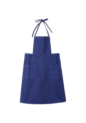 Miu Miu garment-dyed gabardine apron - Blue