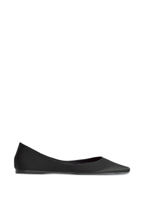 Saint Laurent LOU pointed ballet flat - Black
