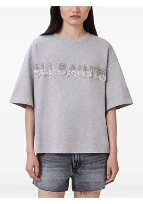 AllSaints Amelie pearl T-shirt - Grey
