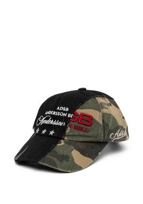 Andersson Bell camouflage-print cap - Black