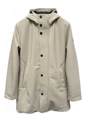HèSKIMO button-fastening hooded coat - Neutrals