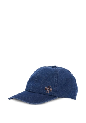 Jacob Cohën logo-embroidered cap hat - Blue