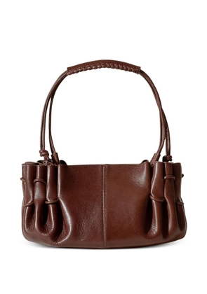 Hereu braided-handle shoulder bag - Brown