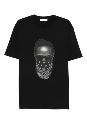 Ih Nom Uh Nit mask-print T-shirt - Black
