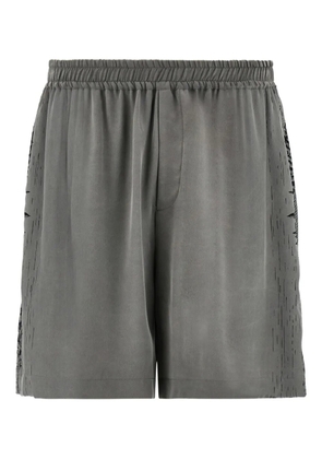 Ferragamo silk bermuda shorts - Grey