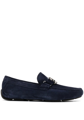 Ferragamo SF-buckle driver moccasin - Blue