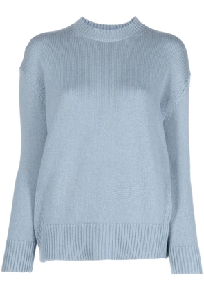 'S Max Mara round-neck wool-blend jumper - Blue