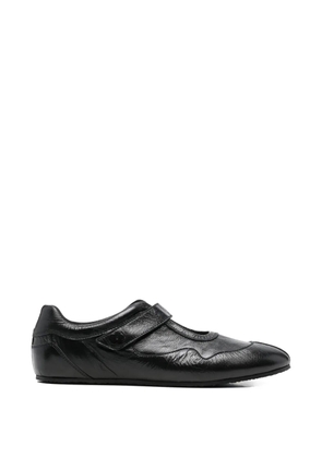 Cecilie Bahnsen Cosmo leather sneakers - Black