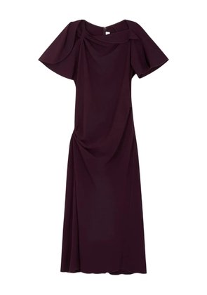 Victoria Beckham cap-sleeve maxi dress - Purple