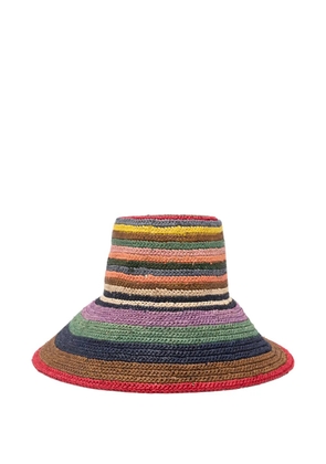 DSQUARED2 striped sun hat - Brown