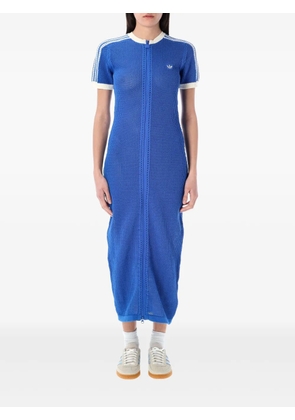adidas crochet-knit dress - Blue
