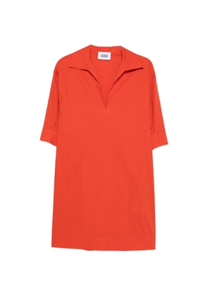 ALPHA STUDIO polo-collar mini dress - Orange