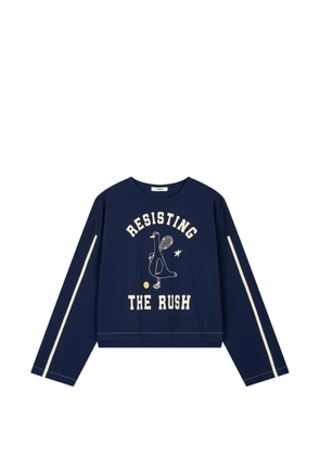 TOMBOY duck-print sweatshirt - Blue