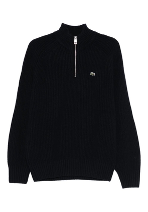 Lacoste Zip Appliqué Knitwear - Blue