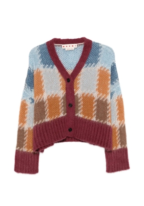 Marni V-neck cardigan - Red