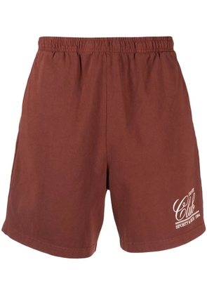 Sporty & Rich 94 Country Club Gym shorts - Brown
