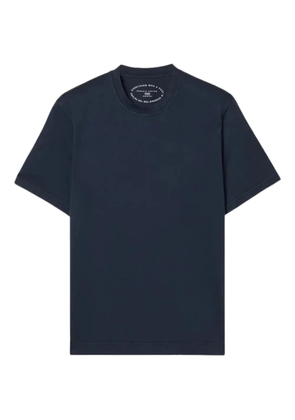Fedeli crew-neck short-sleeve T-shirt - Blue