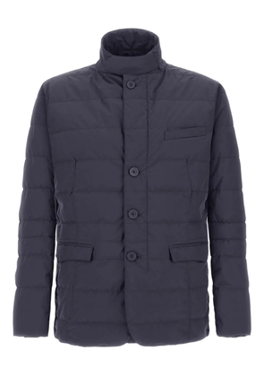Herno quilted button-fastening jacket - Blue