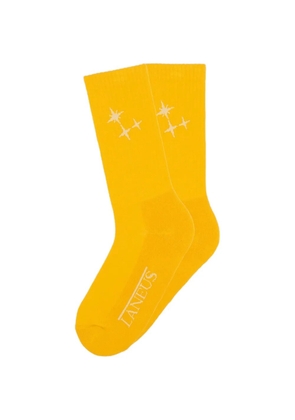 Laneus star-embellishment socks - Yellow