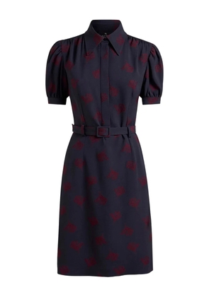 ETRO jacquard belted dress - Black