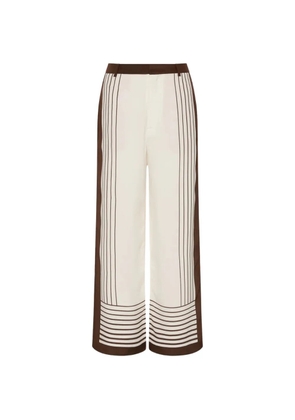 SIR. striped-detail trousers - Neutrals