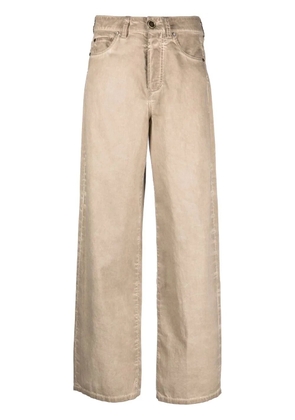 Uma Wang high-waisted straight-leg jeans - Neutrals