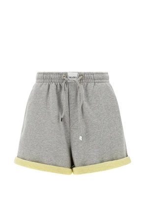The Attico grey drawstring shorts