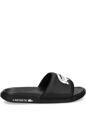 Lacoste logo-print slides - Black