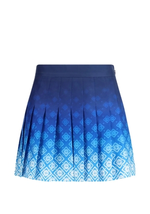 Casablanca pleated mini skirt - Blue