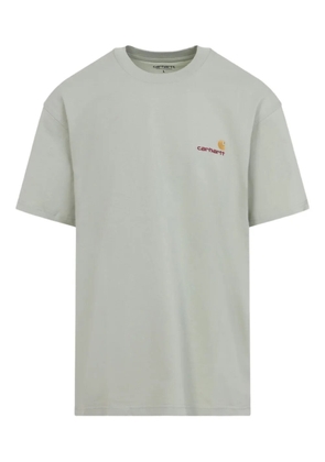 Carhartt WIP logo-embroidered cotton T-shirt - Green