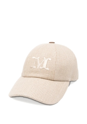 Max Mara initial embroidered cap - Neutrals