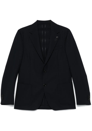 Lardini textured blazer - Blue