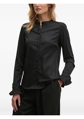 Mos Mosh ruffled-trim shirt - Black