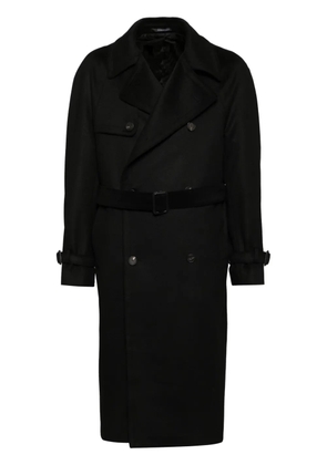 Tagliatore double-breasted coat - Black