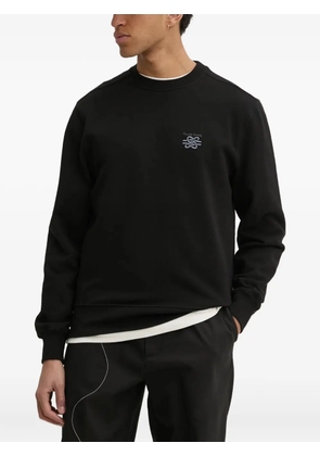 Filling Pieces embroidered logo sweatshirt - Black