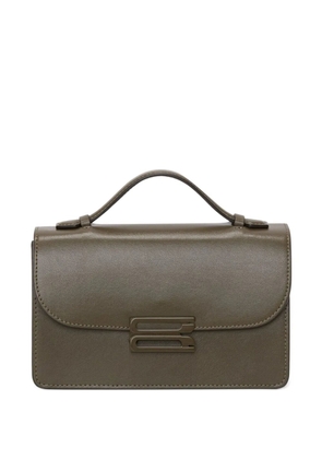 Victoria Beckham mini Dorian top-handle clasp satchel bag - Green