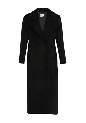 MARKGONG wide-lapels double-breasted coat - Blue